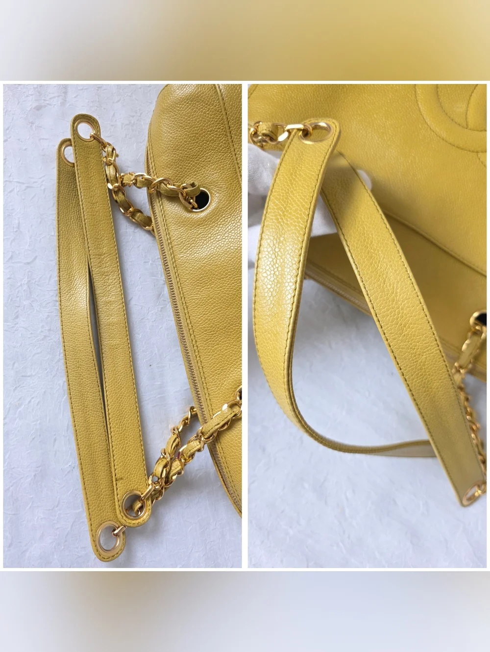 Auth Chanel CC Caviar Coco Mark Shoulder Bag - Picture 10 of 12